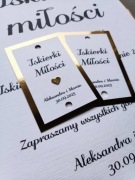 Iskierki Miłości zimne ognie etykiety glamour złot