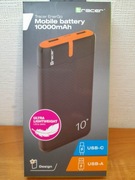 Nowy powerbank 10000 mAh 2xUSB USB-C / ULTRA LEKKI / power bank