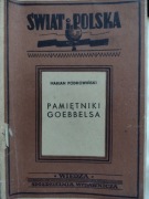 PAMIĘTNIKI GOEBBELSA -MARIAN PODKOWIŃSKI -1948r.