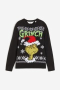 H&M Żakardowy sweter 158 / 164 GRINCH ŚWIĘTA 
