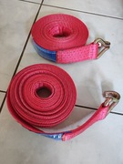 transportowy montażowy mocujący pas pasek z hakiem 6,5 metrów