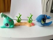 Littlest Pet Shop LPS komplet delfin i wieloryb