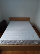 ŁÓŻKO MALM IKEA 160x180 + NOWY MATERAC KIESZENIOWY