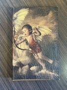 Szkatułka w formie książki Aniołki – skrytka vintage, imitacja starego tomu