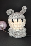 Pluszowy króliczek na szydełku prezent Amigurumi plushie bunny