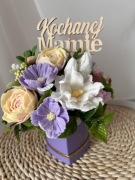 bukiet kwiatów mydlanych. Prezent na Dzień Matki