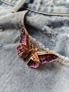 Broszka damska motyl motylek butterfly do marynarki żakietu sweterka swetra