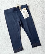 Leginsy,getry Liu Jo granat koronka 92cm