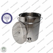 Odstojnik do Miodu Nierdzewny 55L z Pokrywą Kwasoodporny