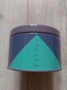 Pudełko metalowe okrągłe 8,4x4,5cm x 4szt komplet 