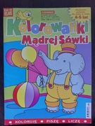 Kolorowanki mądrej sówki