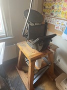 Bostonka / Letterpress – kompletna, sprawna, 30x19 cm