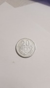 20 groszy 1973 rok bez znaku mennicy