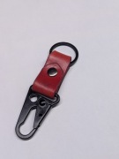 Brelok do kluczy Skóra Naturalna + Karabińczyk HK