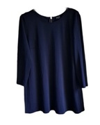 Piękna granatowa dłuższa bluzka z zamkiem r42