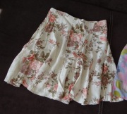 MIRROrS śliczna spódnica spódniczka *  rayon - jedwab _ 36/38