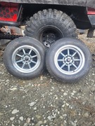 2szt 14" japan racing 4x114.3/4x100 opony 195/70 