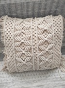 Poduszka makrama 40x40