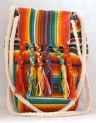 Torebka z Paragwaju, kolorowa, rękodzieło, unikat