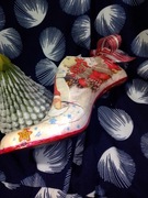 Ozdoba prezent prawidło kopyto szewskie decoupage