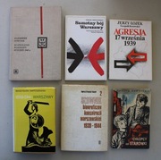 1086 Zbiór 6 Książek : Wyzwolenie Warszawy Styczeń 1945.r 1859 dni Warszawy