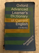 Oxford Advanced Learner’s Dictionary of Current English AS Hornsby