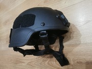 Hełm czarny typu Mich  taktyczny struktura ASG PAINTBALL MILITARIA 