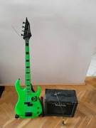 DEAN CUSTOM ZONE BASS GUITAR ORAZ WZMACNIACZ BASOWY