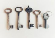 Stare klucze - 5 szt.