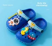 Nowe piankowe dziecięce chodaki klapki typu crocs na basen kapcie 15cm