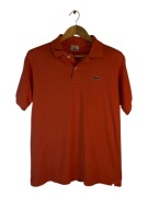 Koszulka polo Lacoste pomarańczowa z logiem m