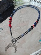 Naszyjnik z Lapis lazuli, Korala, Turmalinu „Kailani II” przemiana duchowa 