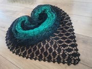 Chusta zrobiona na szydełku Rękodzieło 