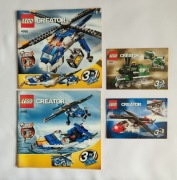 LEGO Creator pakiet instrukcji 4995, 4918, 4837 instrukcja (instrukcje)