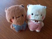 Bubu i Dudu maskotki broszki przypinki