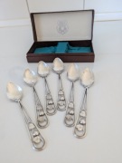 Zestaw posrebrzanych łyżeczek do herbaty firmy Warmet. Vintage