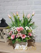 Stroik na stół, komodę, tulipany