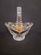 Kryształowy koszyczek Anna Hutte 24% Vintage 