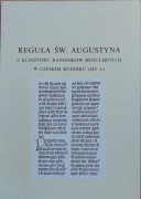 Reguła św. Augustyna z klasztoru kanoników regularnych w czeskim Rudniku