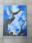 Obraz olejny Drzewo I 60x80 cm