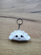 Brelok pieróg handmade na szydełku 