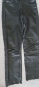 Spodnie.skórzane, czarne, damskie