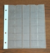 Strona/karta (M30) na 30 monet o średnicy 25mm (30x 30x30mm)