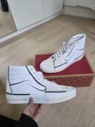 Nowe buty Vans Sk8 Hi Reconstruct rozmiar 45 bały (true white)
