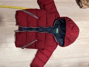 Kurtka benetton bordowa 2 lata , 90 cm