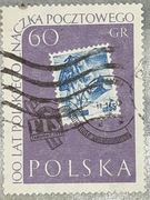 Błąd druku. Znaczek Fi 1008. Kasowany.