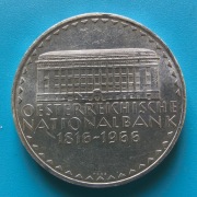 50 szylingów 1966 Austria150 rocznica Banku Ag 0,900 20 g