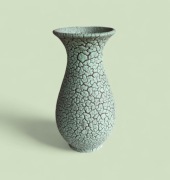 Wazon Jasba Cortina, Lawa, zielony, lata 50-te