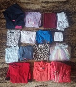 DUŻY ZESTAW UBRANEK DLA DZIEWCZYNKI 122/128 CM