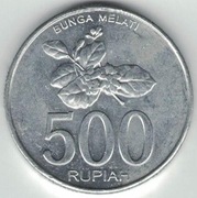 Indonezja 500 rupii 2003 - 27,2 mm - nr 2